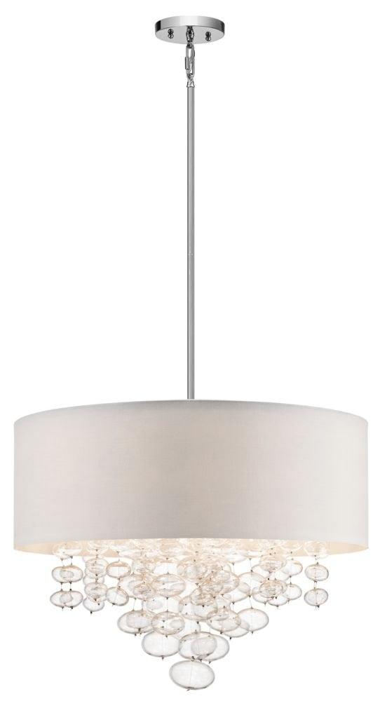 Seaforth 5 - Light Dimmable Drum Chandelier