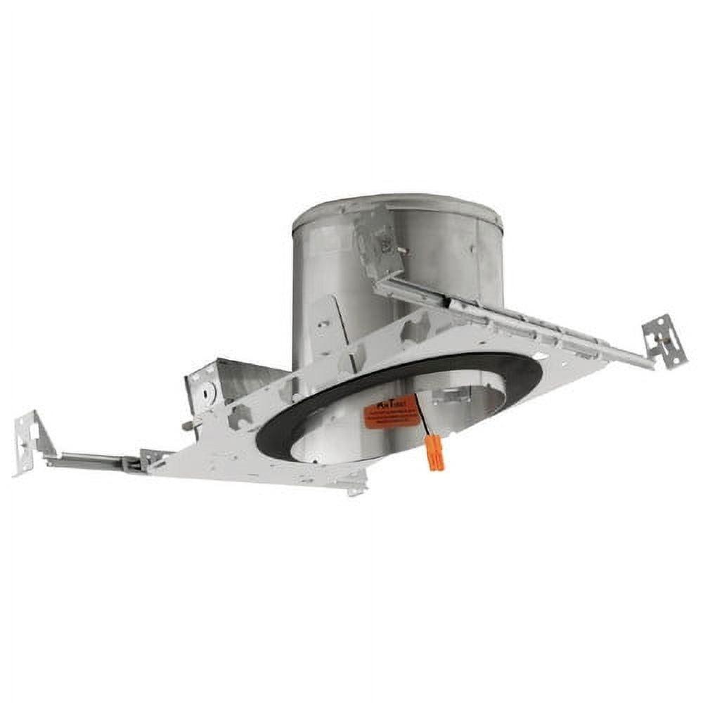 Silver 6" LED IC Airtight Sloped Ceiling Recessed Housing