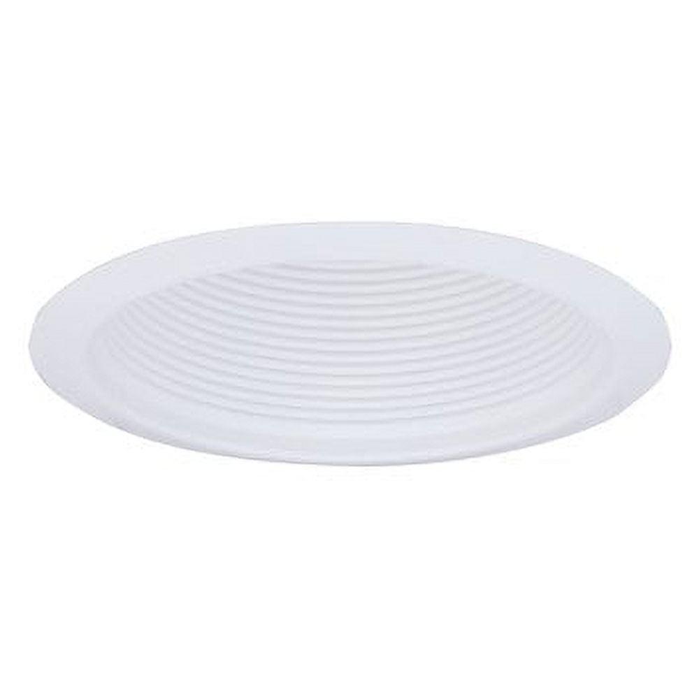 6'' White Airtight Baffle Recessed Trim