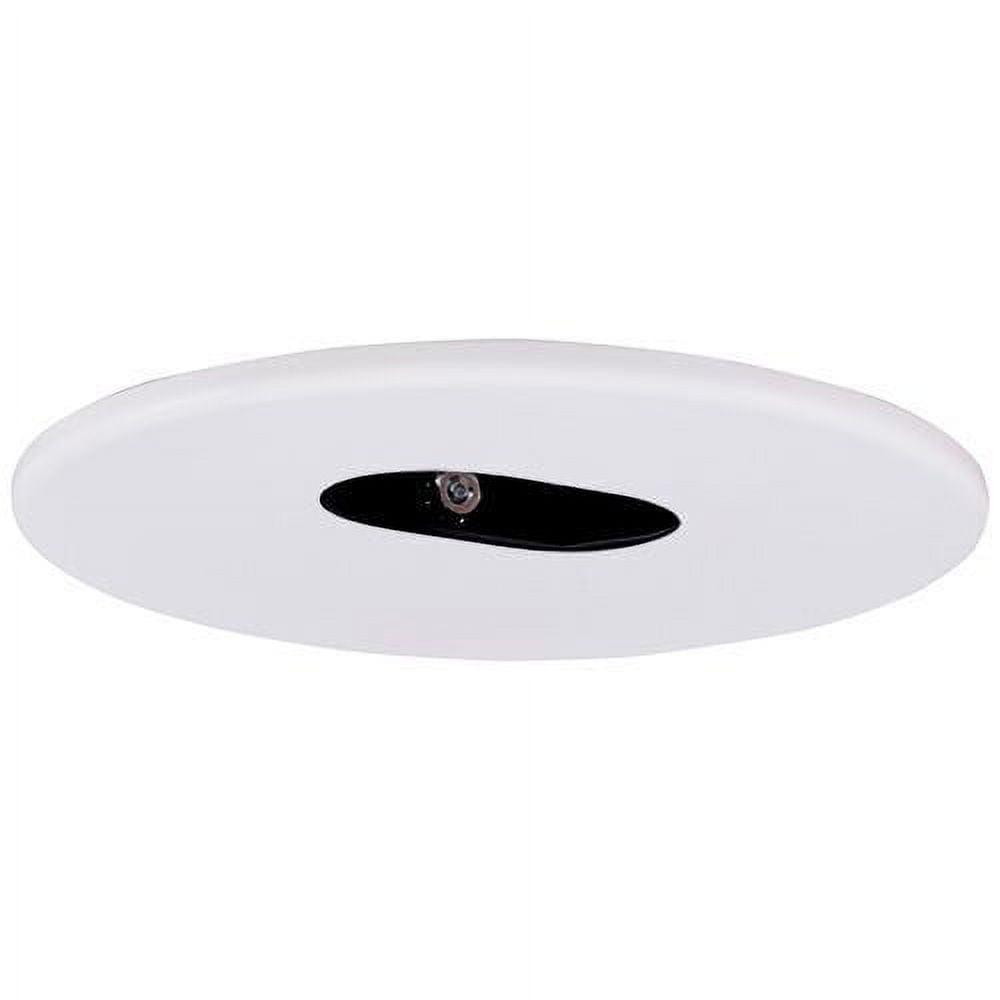 3'' White Slotted Adjustable LED Recessed Trim