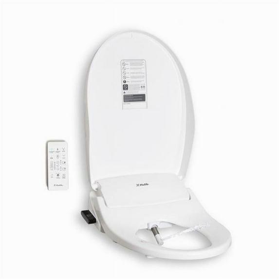 Hulife HLB-3000EC Electric Bidet Seat for Elongated Toilets White : Microfiber, Machine Washable, Non-Slip Backing