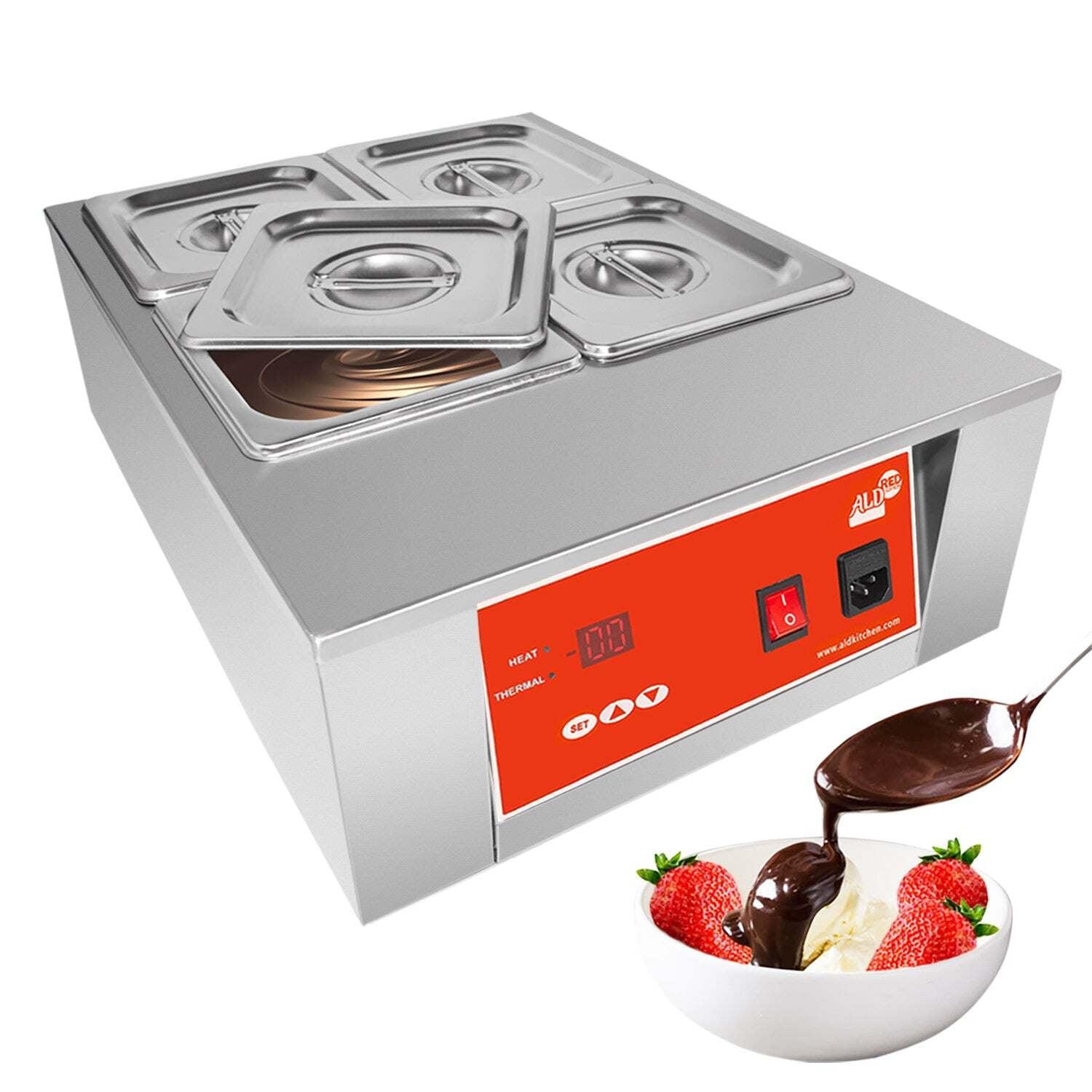 Electric Chocolate Tempering Machine | Commercial Chocolate Melting Pot | Stainless steel | Digital
