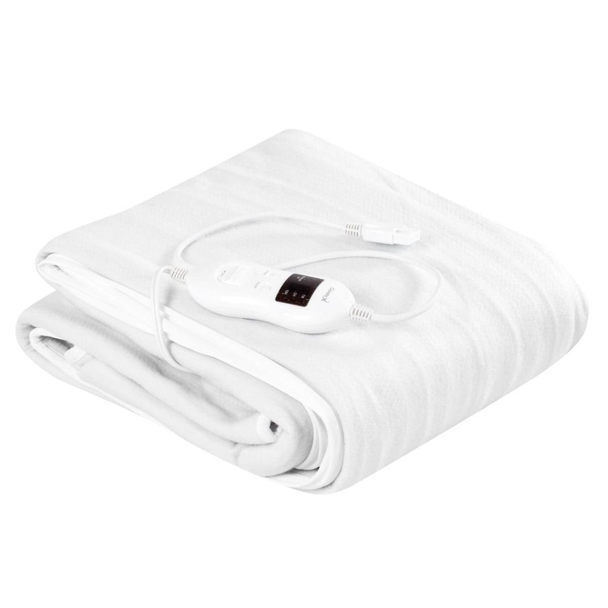 Topbuy Blanket Electric Heated Mattress Pad Safe 8 Temperatures &Timer