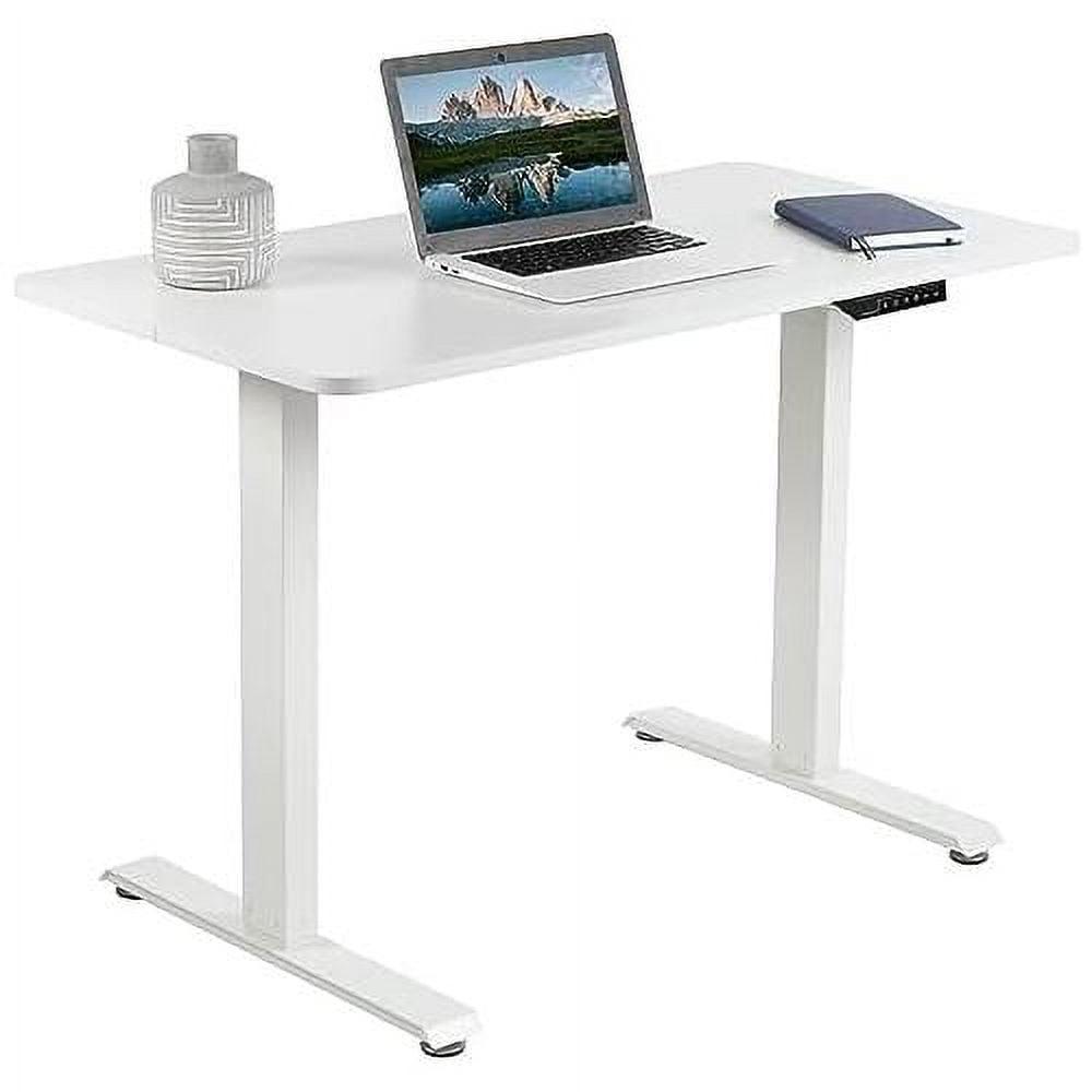 Elevate 44" White Electric Adjustable Standing Desk