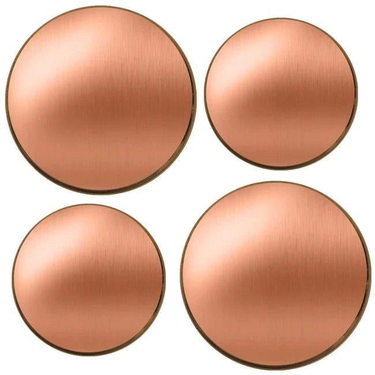 Reston Lloyd 4-Piece Electric Burner Cover Set, Copper