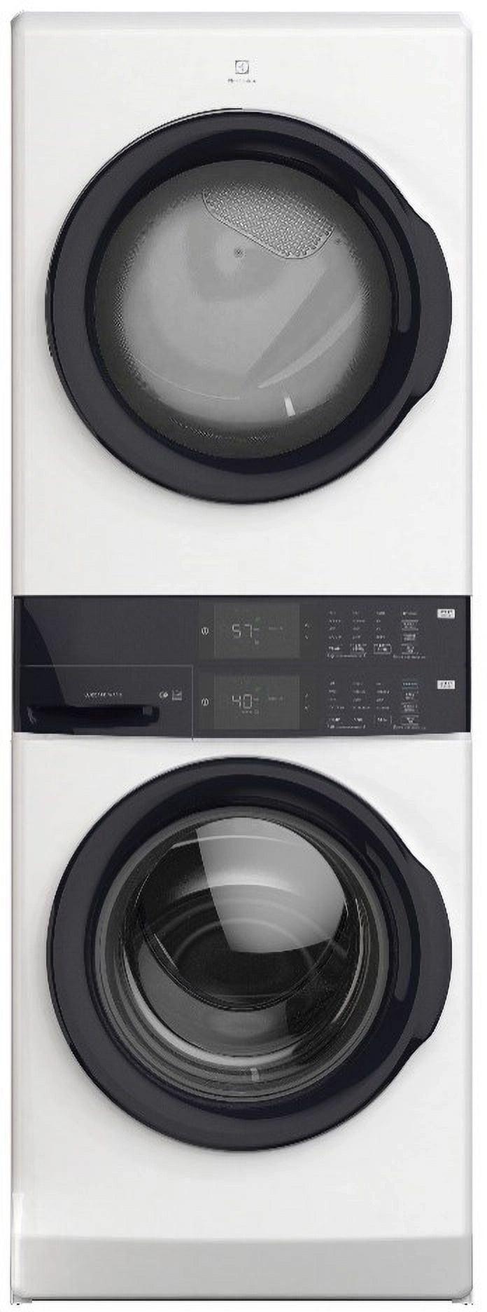 Electrolux Washer & Dryer Set with Stackable 4.4 Cubic Feet Front Load Washer and 8 Cubic Feet Dryer with Stacking Kit