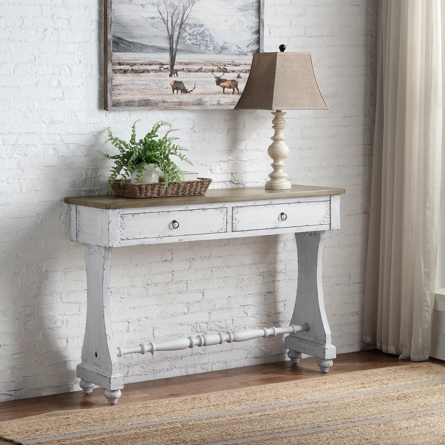 One Allium Way® Carminda console table, entryway table, foyer table with 2 drawers