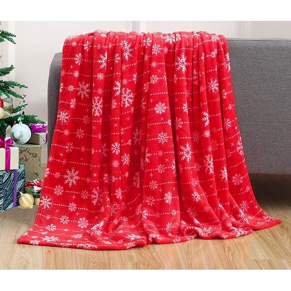 Elegant Comfort 50 x 60 Blanket Gift Christmas Throw