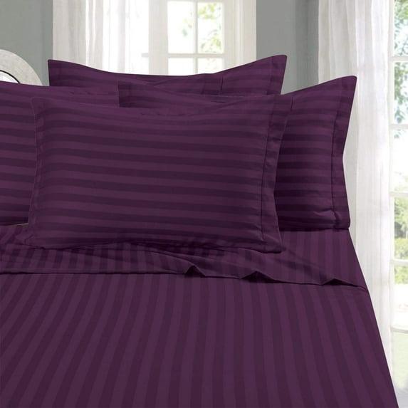 ELEGANT COMFORT Percale Striped Sheet Set