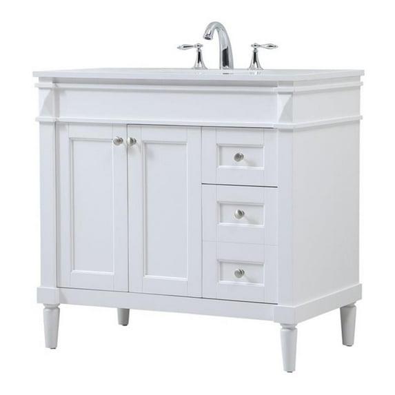 Elegant Kitchen and Bath Elegant Kitchen and Bath 36 Inch Single Bathroom Vanity