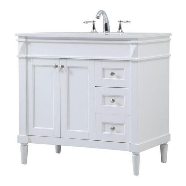 Elegant Kitchen and Bath Elegant Kitchen and Bath 36 Inch Single Bathroom Vanity