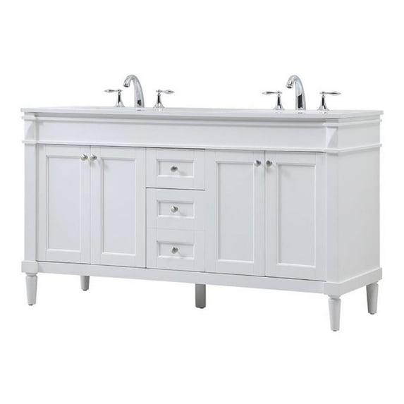 Elegant Kitchen and Bath Elegant Kitchen and Bath 60 Inch Double Bathroom Vanity in Blue