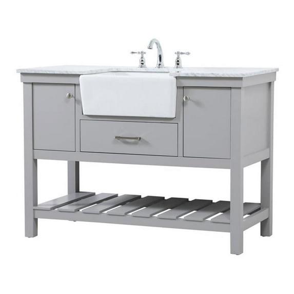 Birch Lane™ Pelaghia 48'' Single Bathroom Vanity with Marble Top