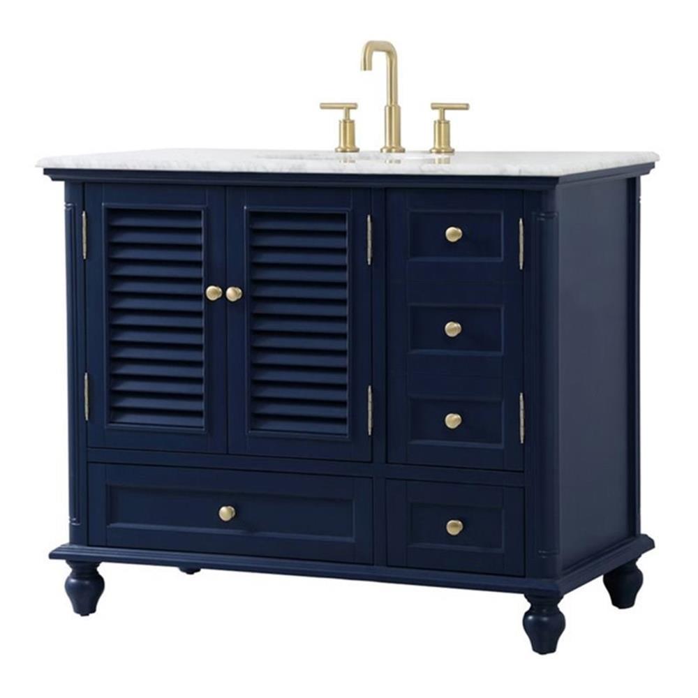 Elegant Kitchen and Bath Elegant Kitchen and Bath 42 Inch Single Bathroom Vanity