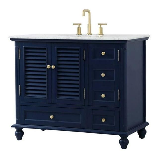 Elegant Kitchen and Bath Elegant Kitchen and Bath 42 Inch Single Bathroom Vanity