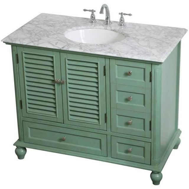 Elegant Kitchen and Bath Elegant Kitchen and Bath 42 Inch Single Bathroom Vanity