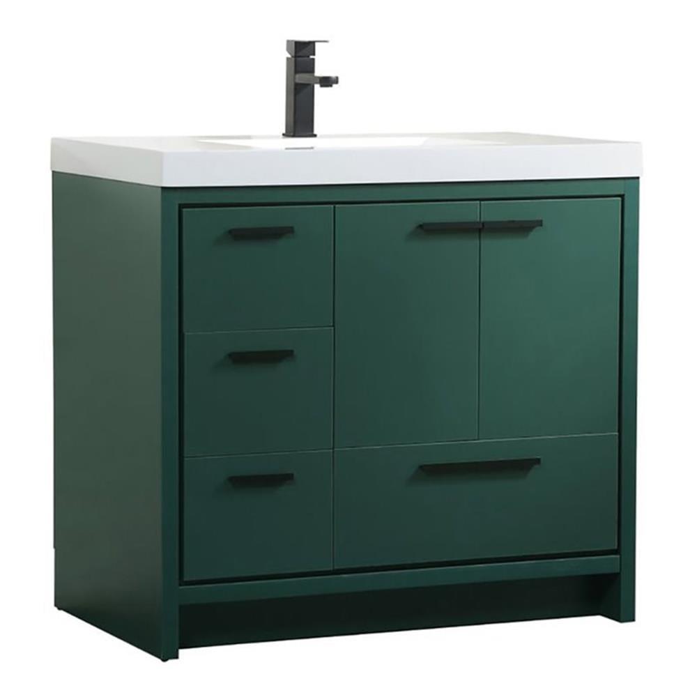 Mercury Row® Southmead 36'' Single Bathroom Vanity with Resin Top