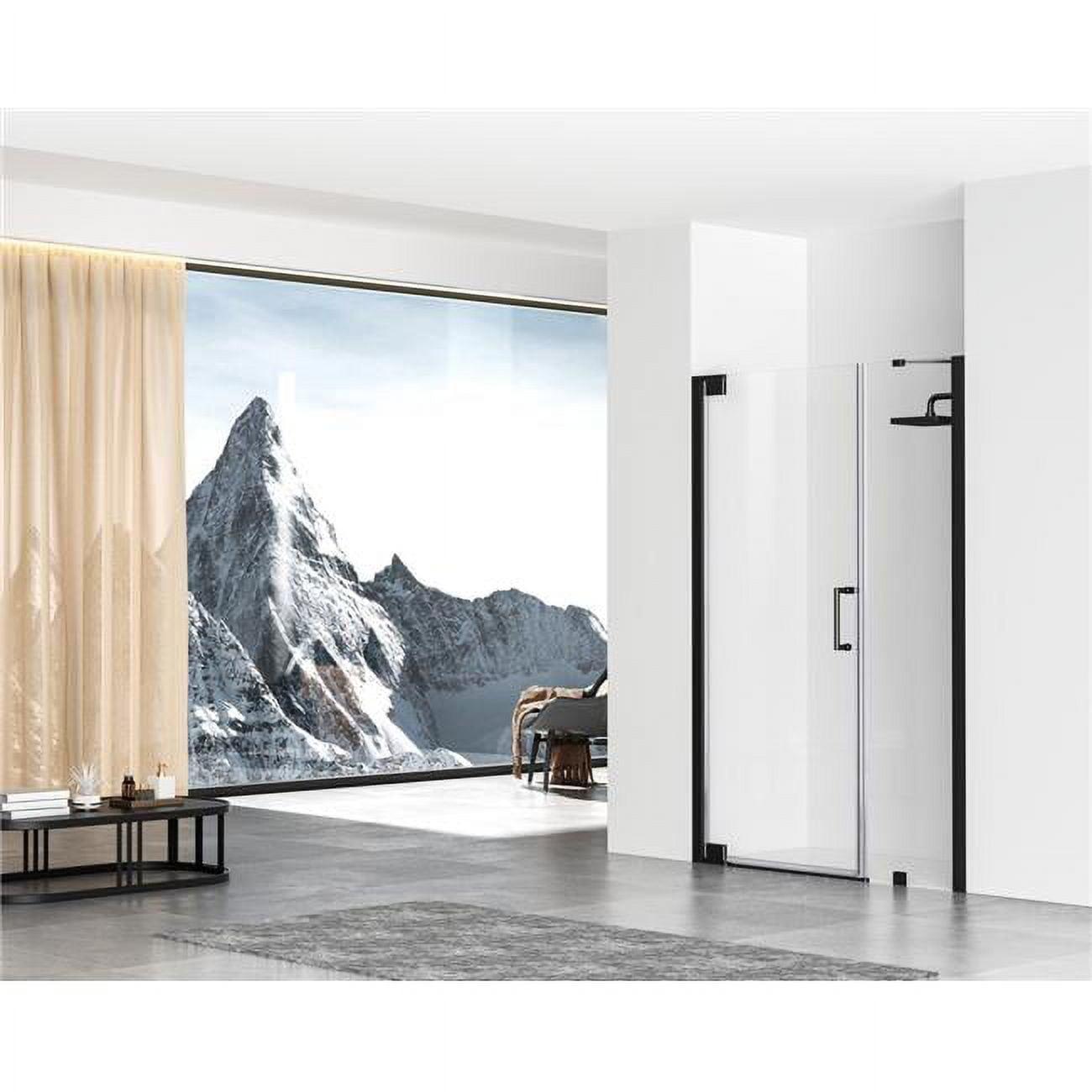 46.5" W x 72" H Pivot Frameless Shower Door