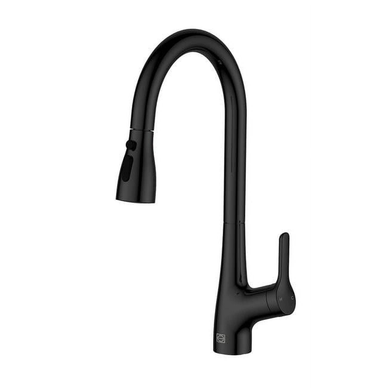 Elegant Lighting Andrea Pull Down Kitchen Faucet