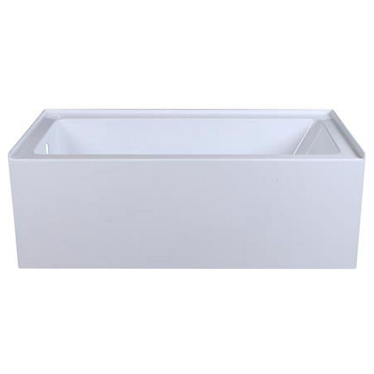 Niklaus 60'' x 30'' Alcove / Tile In Soaking Acrylic Bathtub