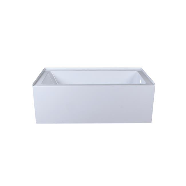 Niklaus 60'' x 32'' Alcove/Tile Soaking Acrylic Bathtub