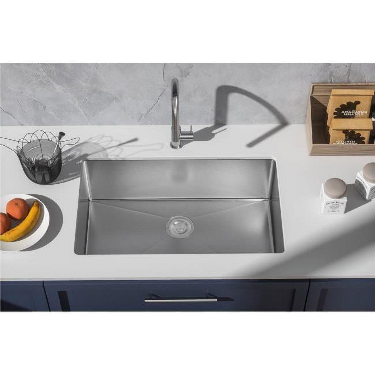 Modern Rectangular Stainless Steel Undermount Kitchen Sink