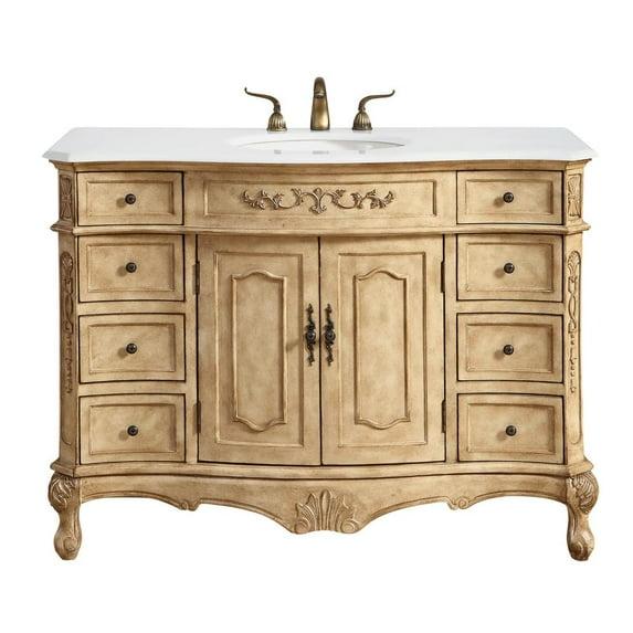 Elegant Kitchen and Bath Elegant Kitchen and Bath 48 Inch Single Bathroom Vanity