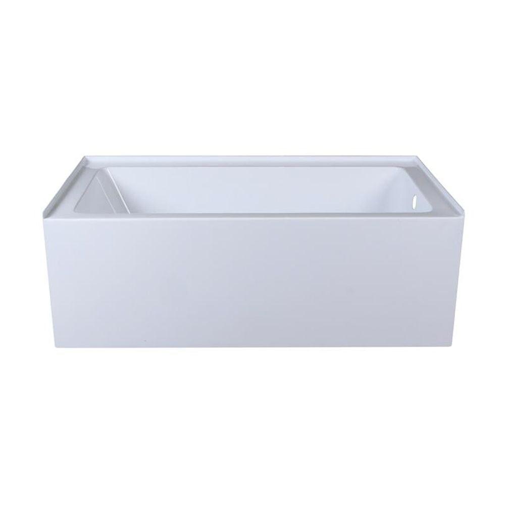 Elegant Lighting BT202-R3260GW Niklaus 60'' x 32'' Alcove/Tile Soaking Bathtub