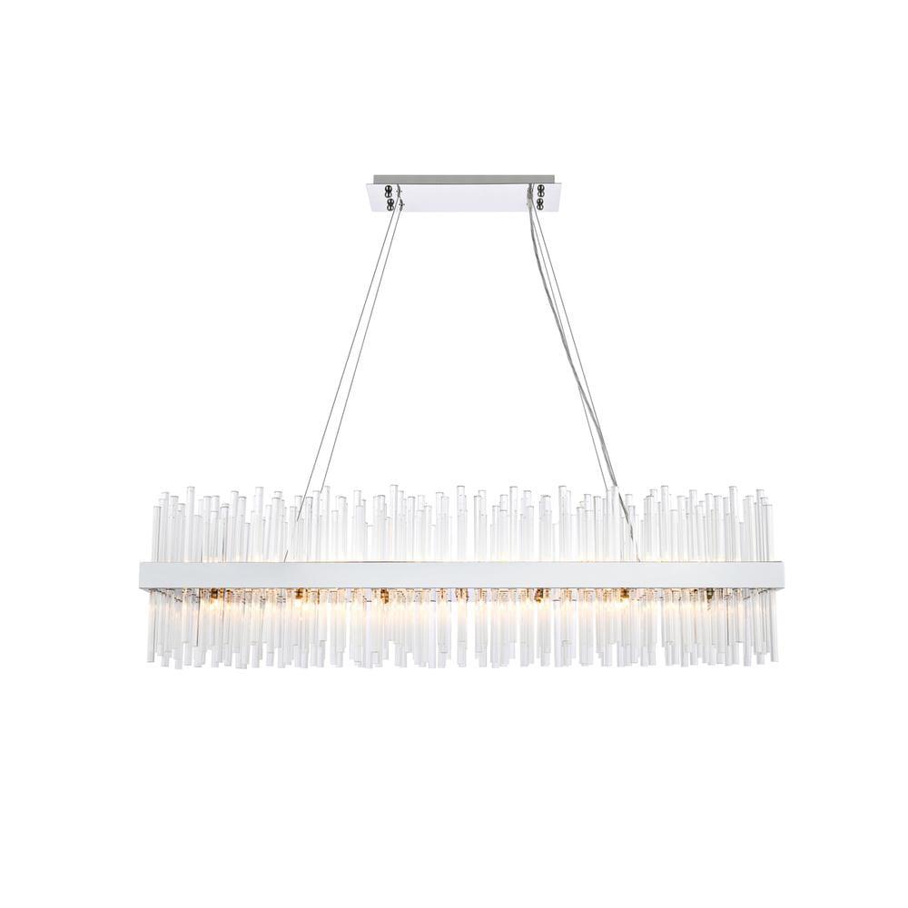 Elegant Lighting Dallas 28 - Light Chandelier in  Chrome