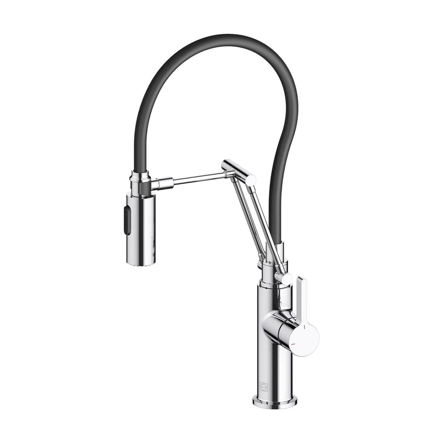 Elegant Lighting Leonardo Pull Down Spray Kitchen Faucet