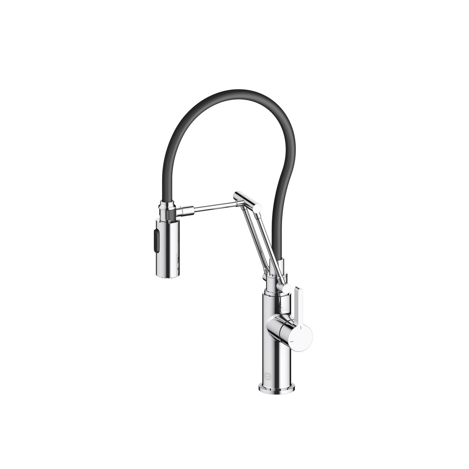 Elegant Lighting Leonardo Pull Down Spray Kitchen Faucet