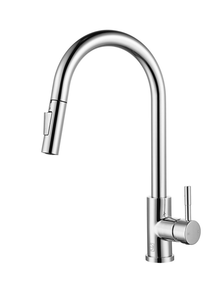 Elegant Lighting Luca Pull Down Spray Touch Kitchen Faucet