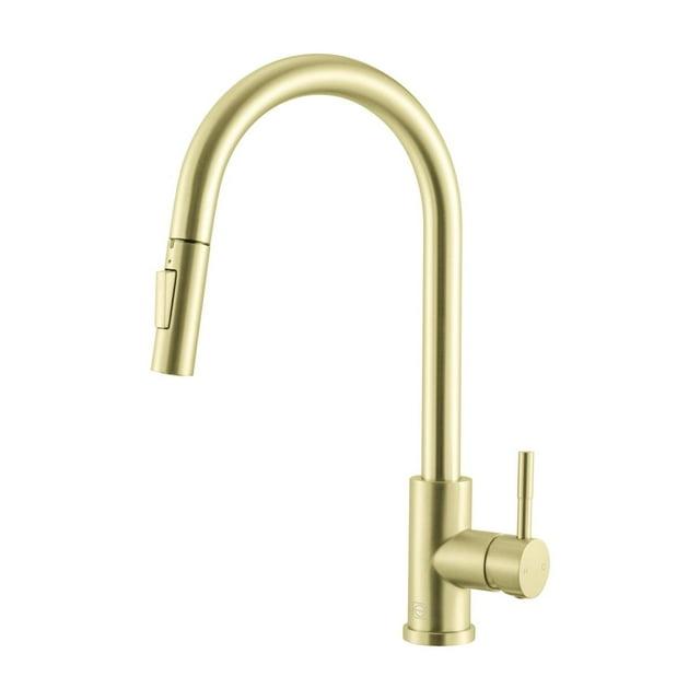 Elegant Lighting Luca Pull Down Spray Touch Kitchen Faucet