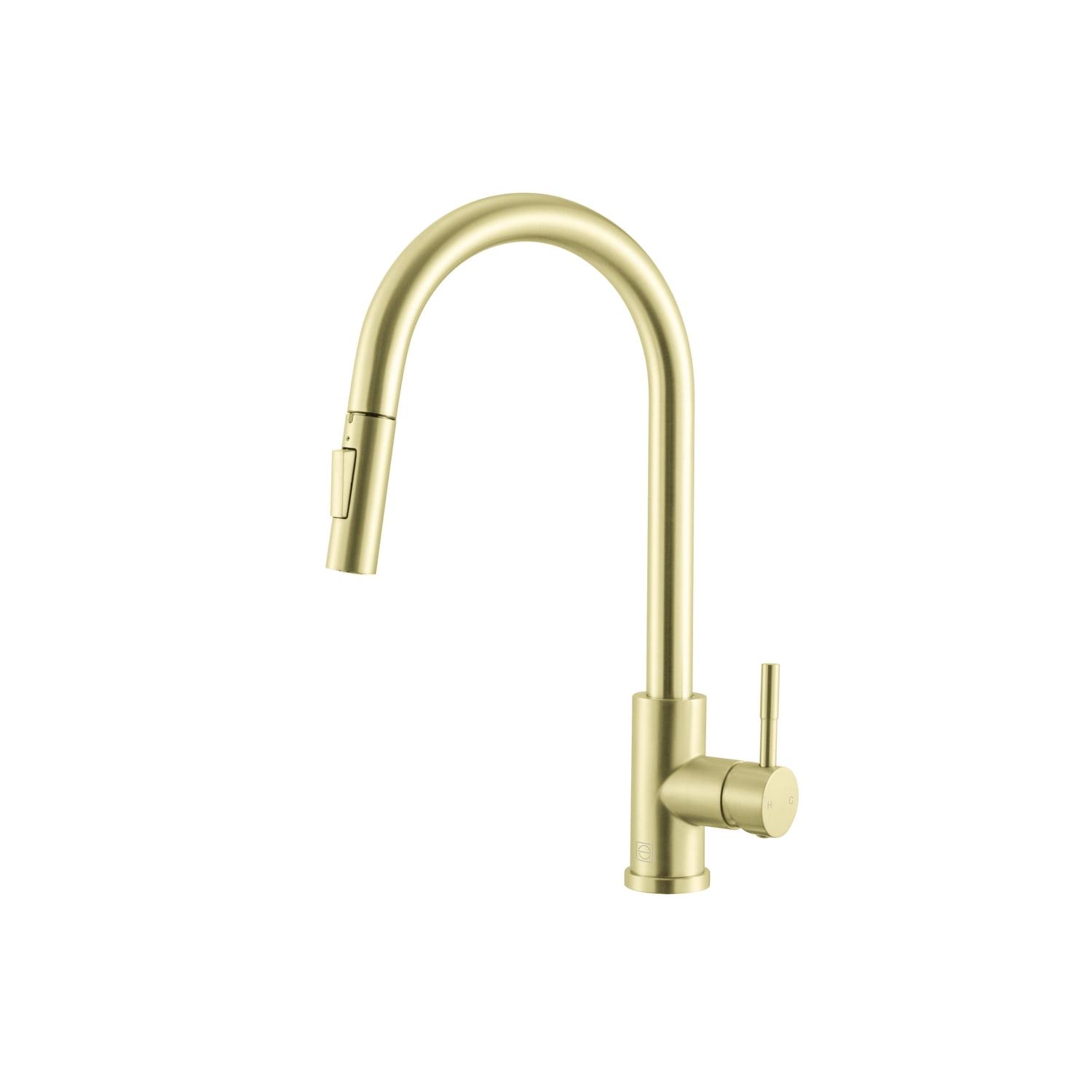 Elegant Lighting Luca Pull Down Spray Touch Kitchen Faucet