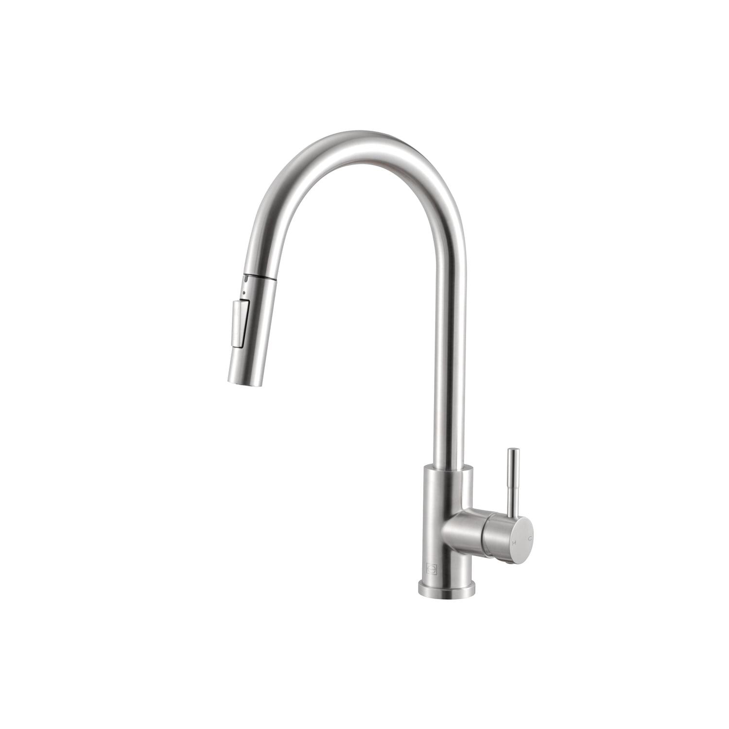 Elegant Lighting Luca Pull Down Spray Touch Kitchen Faucet