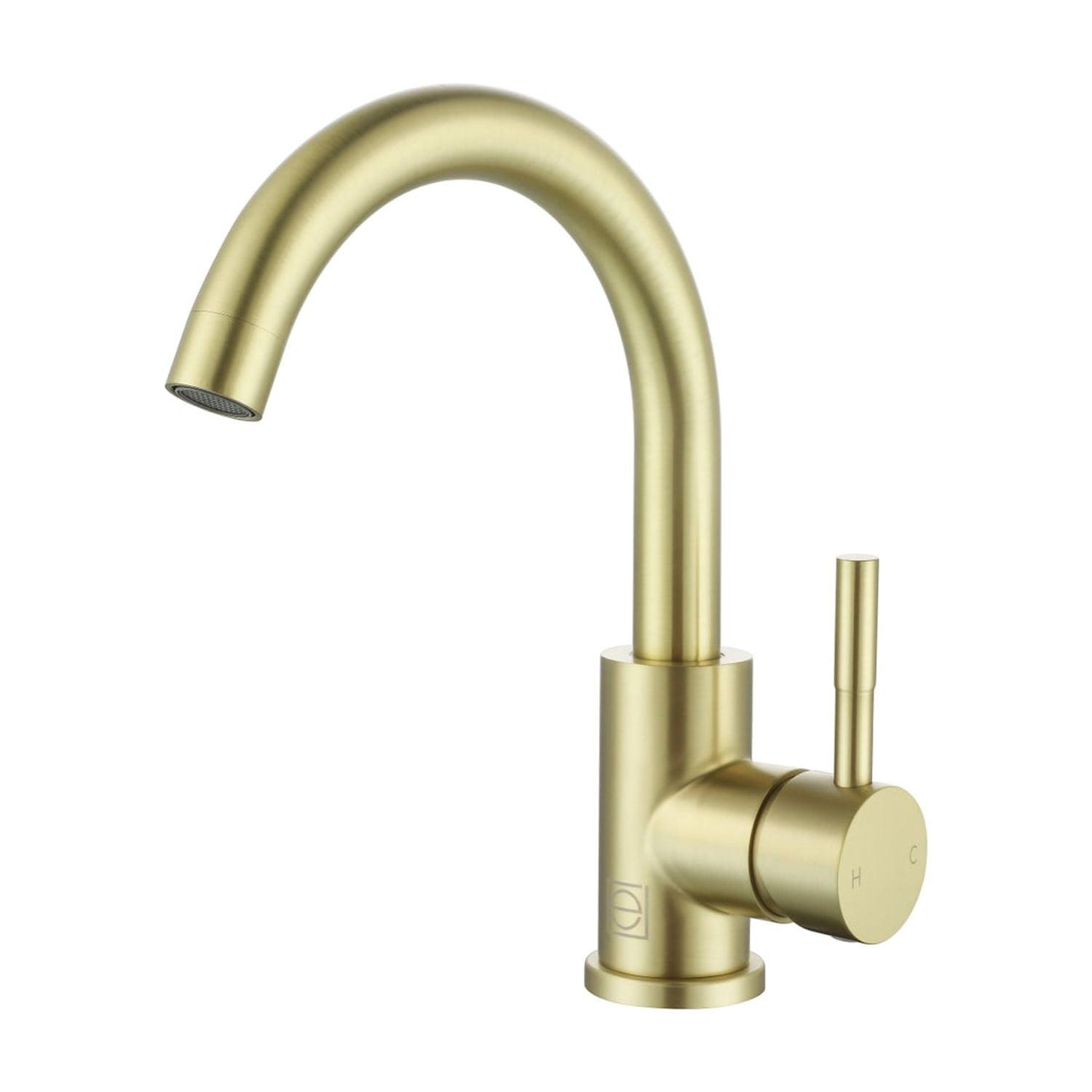 Elegant Home Living Louis Single-Hole Single-handle Bathroom Faucet FAV-1003BGD