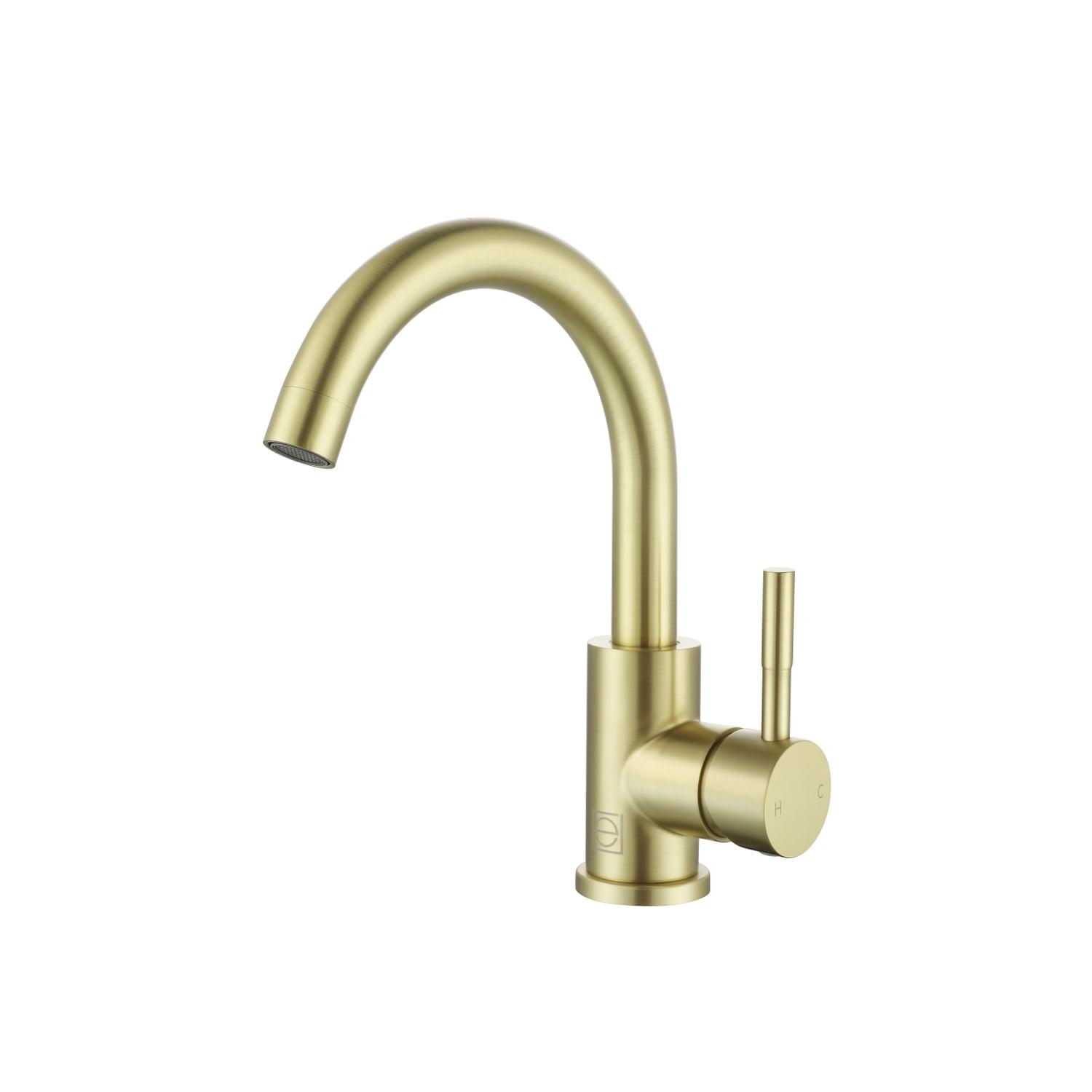 Elegant Home Living Louis Single-Hole Single-handle Bathroom Faucet FAV-1003BGD