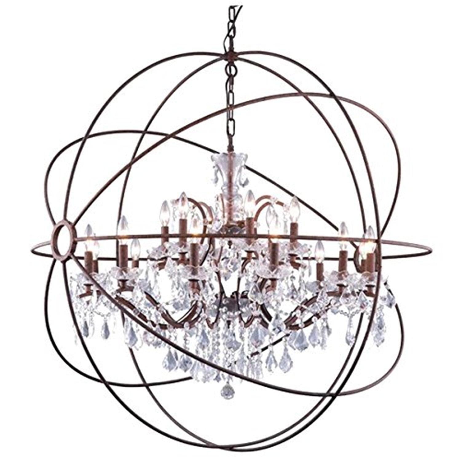 Svante 18 - Light Dimmable Globe Chandelier