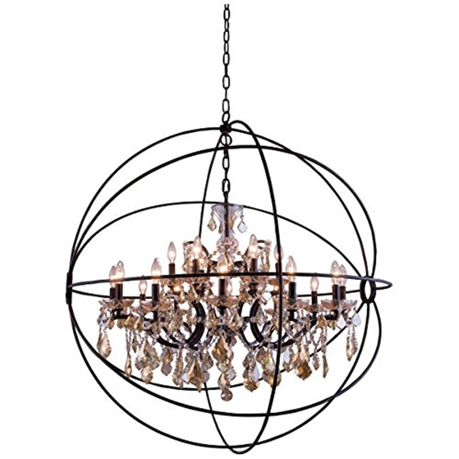 Geneva 18 - Light Dimmable Globe Chandelier