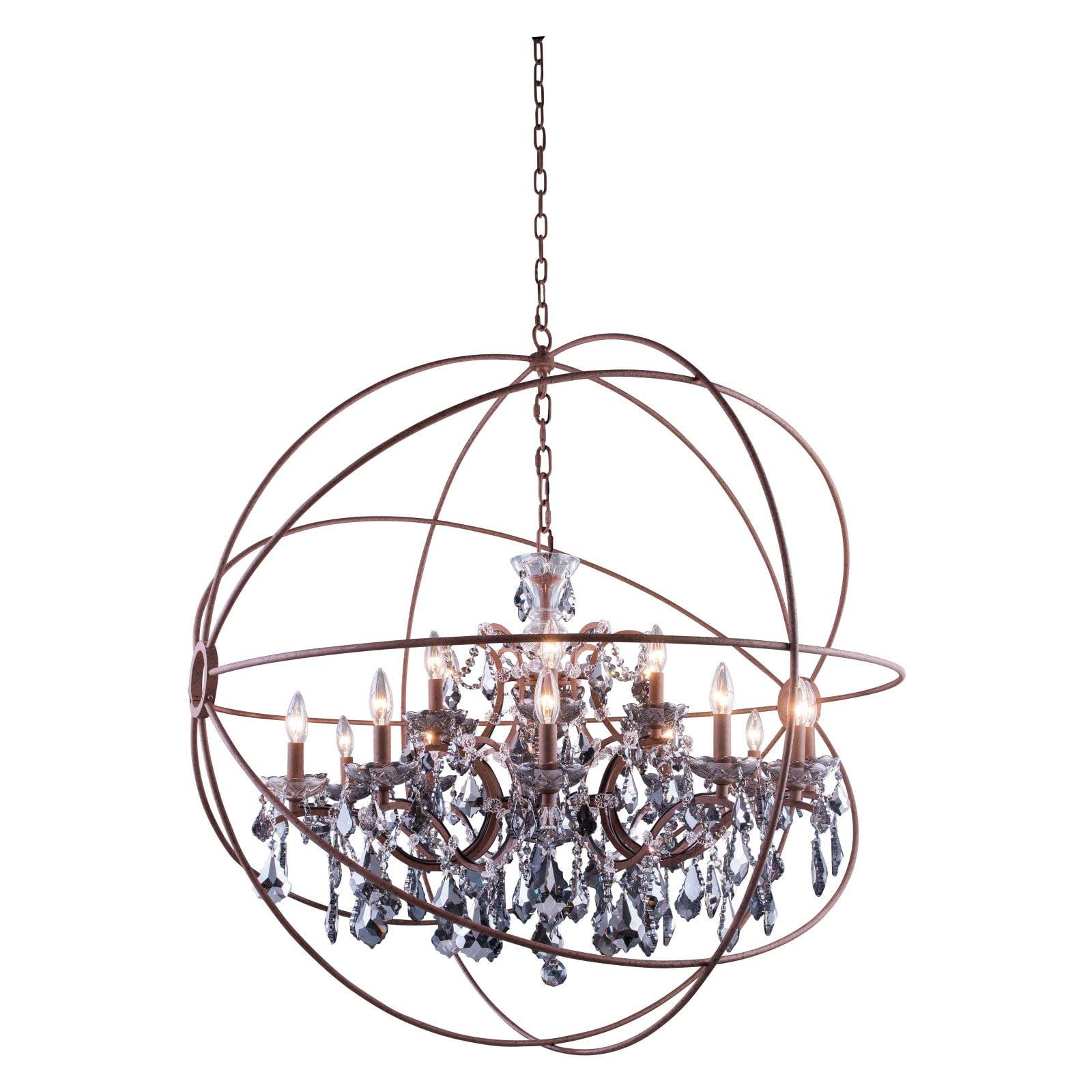 Geneva 18 - Light Dimmable Globe Chandelier