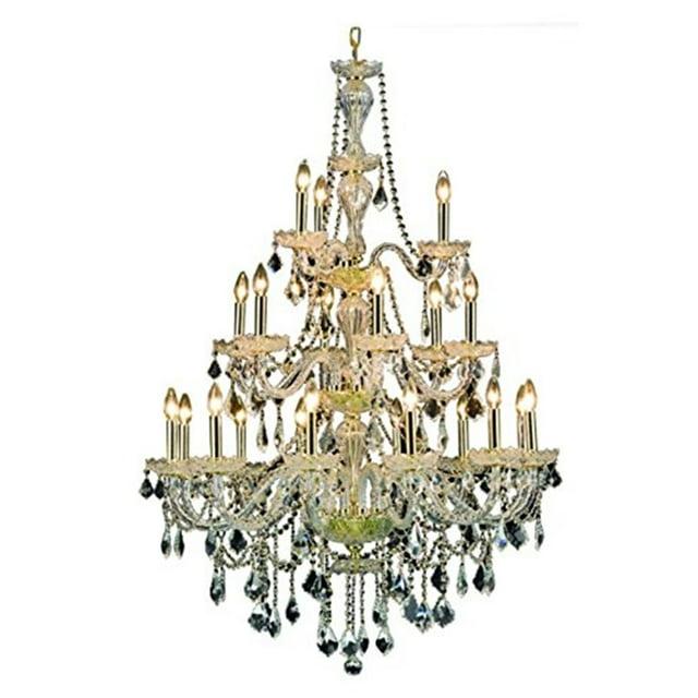 Elegant Lighting Giselle 38" 21 Light Royal Crystal Chandelier