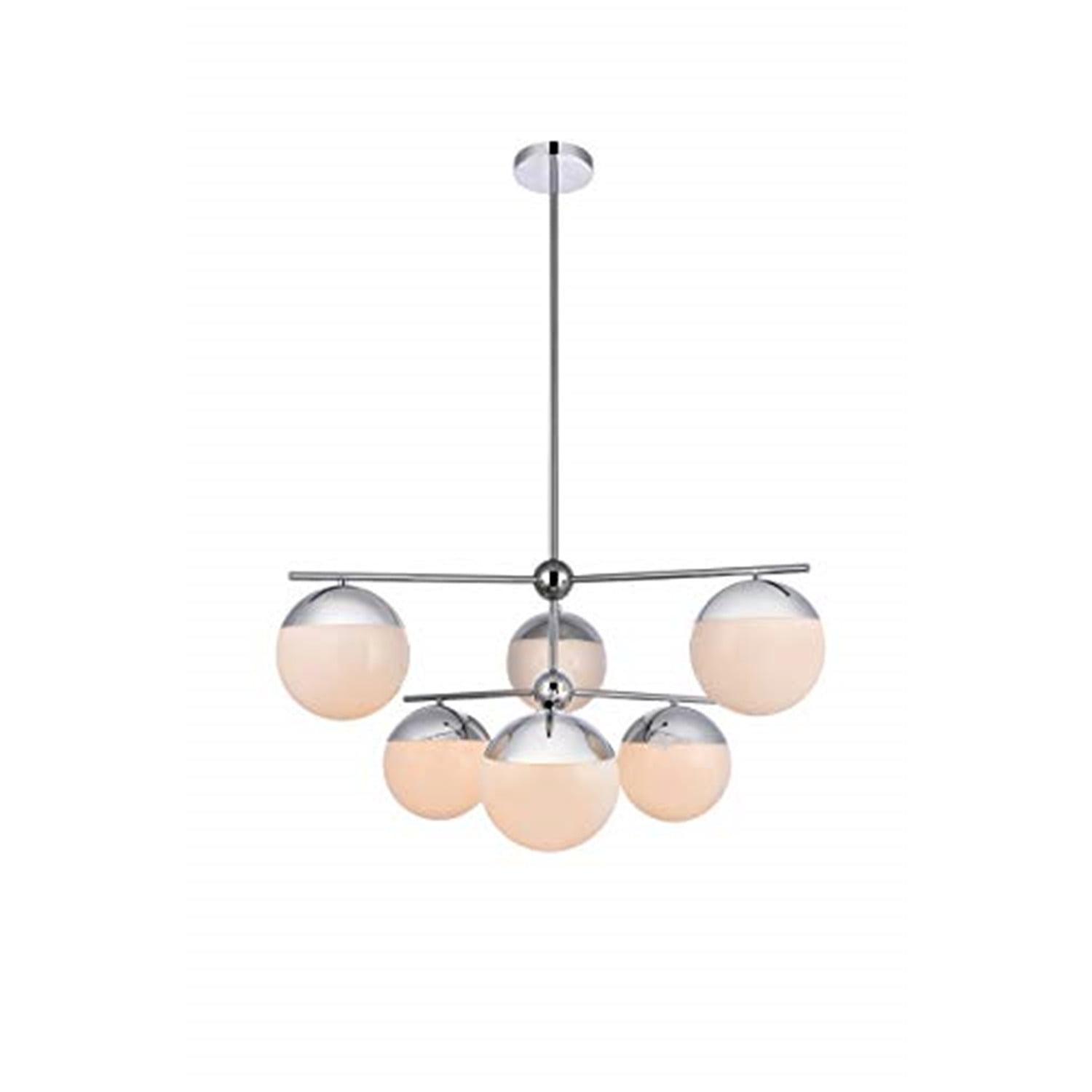 Yearby 6 - Light Dimmable Tiered Chandelier