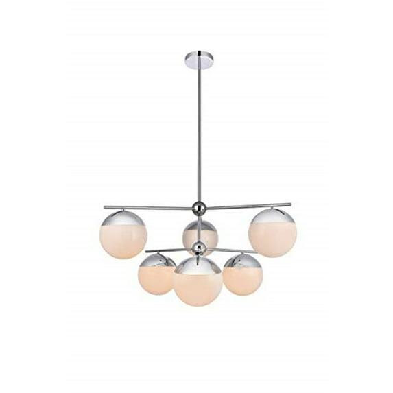 Yearby 6 - Light Dimmable Tiered Chandelier