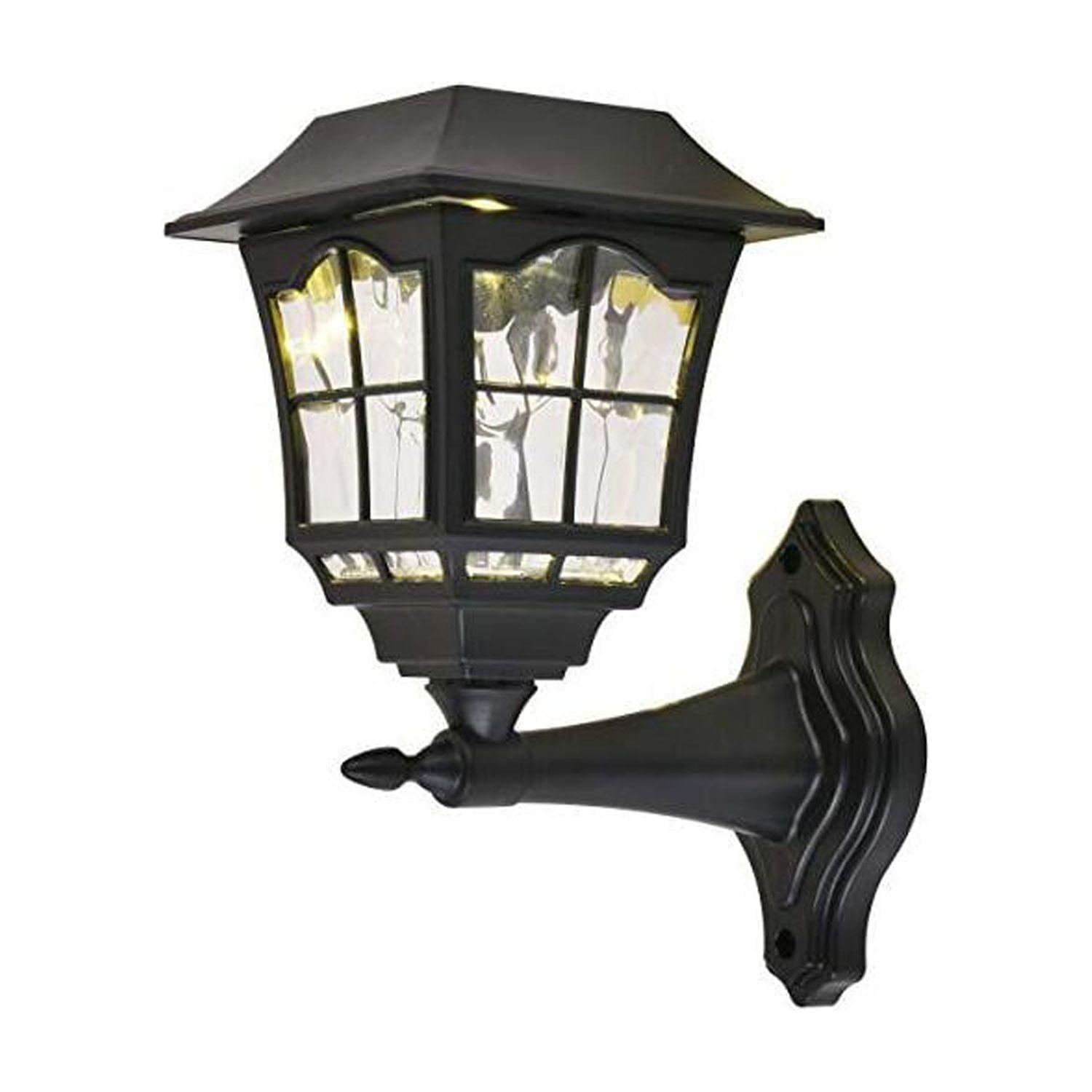 Elegant Lighting Outdoor black LED 3000K wall light in pack of 4