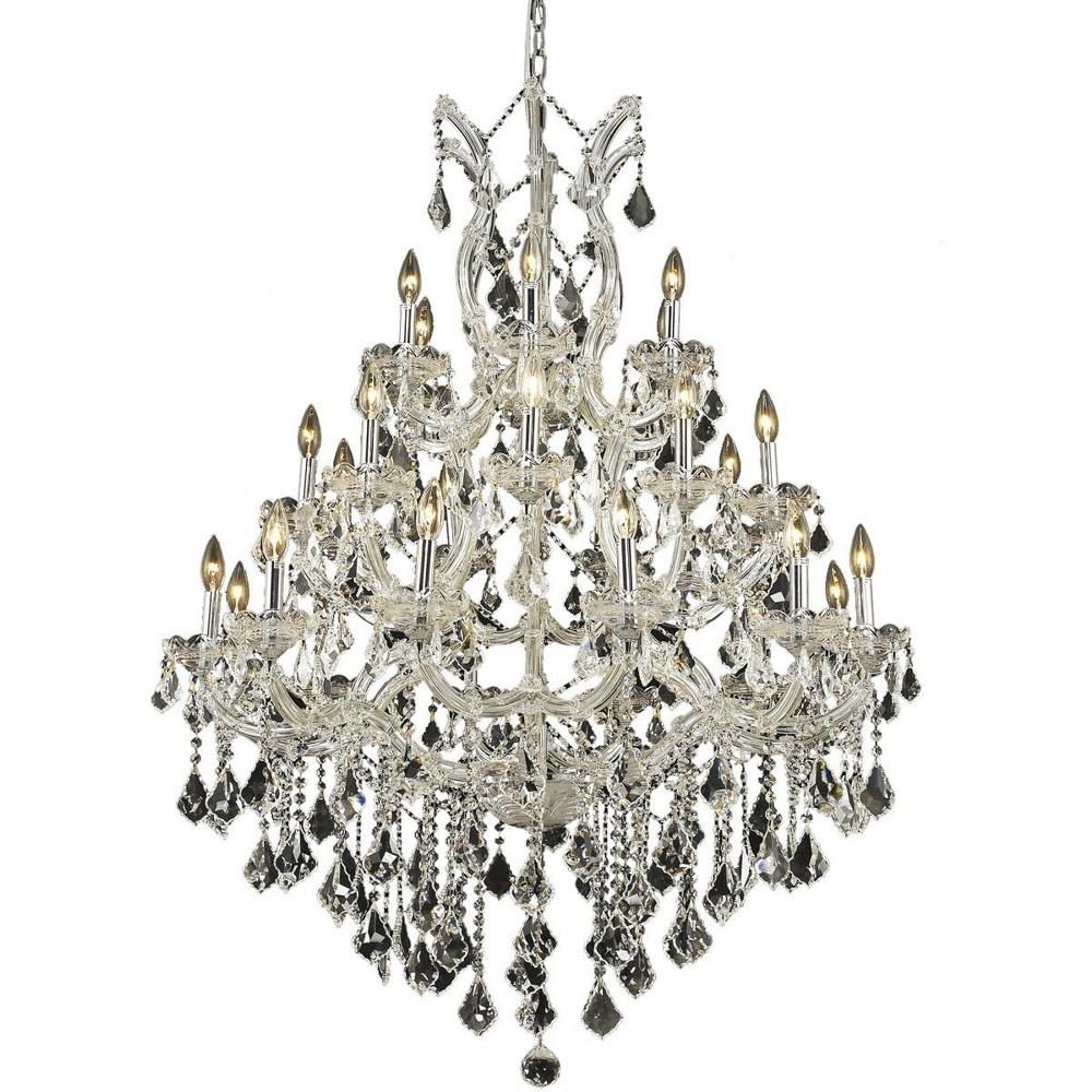 Elegant Lighting Maria Theresa 28 - Light Chandelier in  Chrome