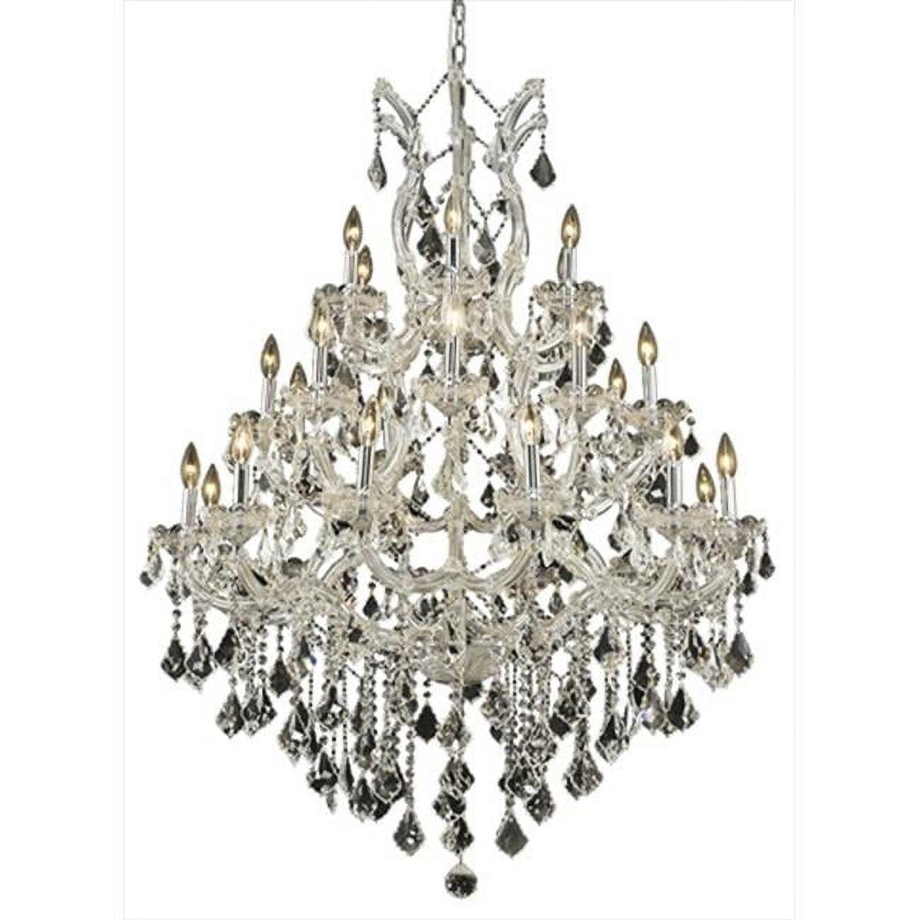 Elegant Lighting Maria Theresa 28 - Light Chandelier in  Chrome