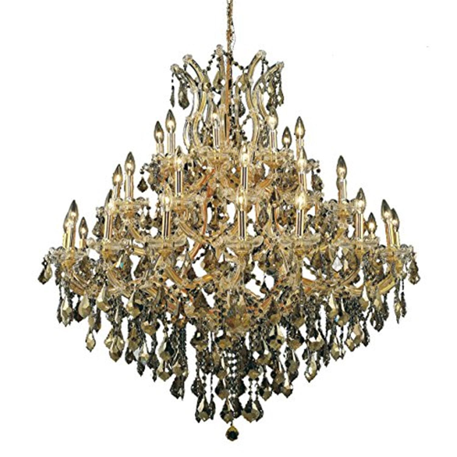 Elegant Lighting Maria Theresa 44" 37 Light Royal Crystal Chandelier
