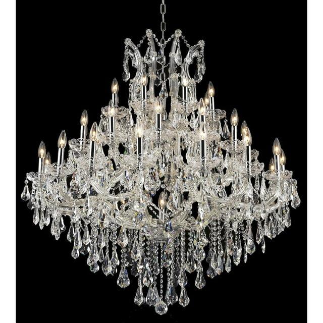 Elegant Lighting Maria Theresa 44" 37 Light Royal Crystal Chandelier