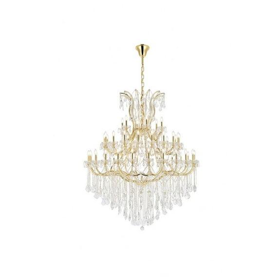 Elegant Lighting Maria Theresa 49 - Light Chandelier in  Gold