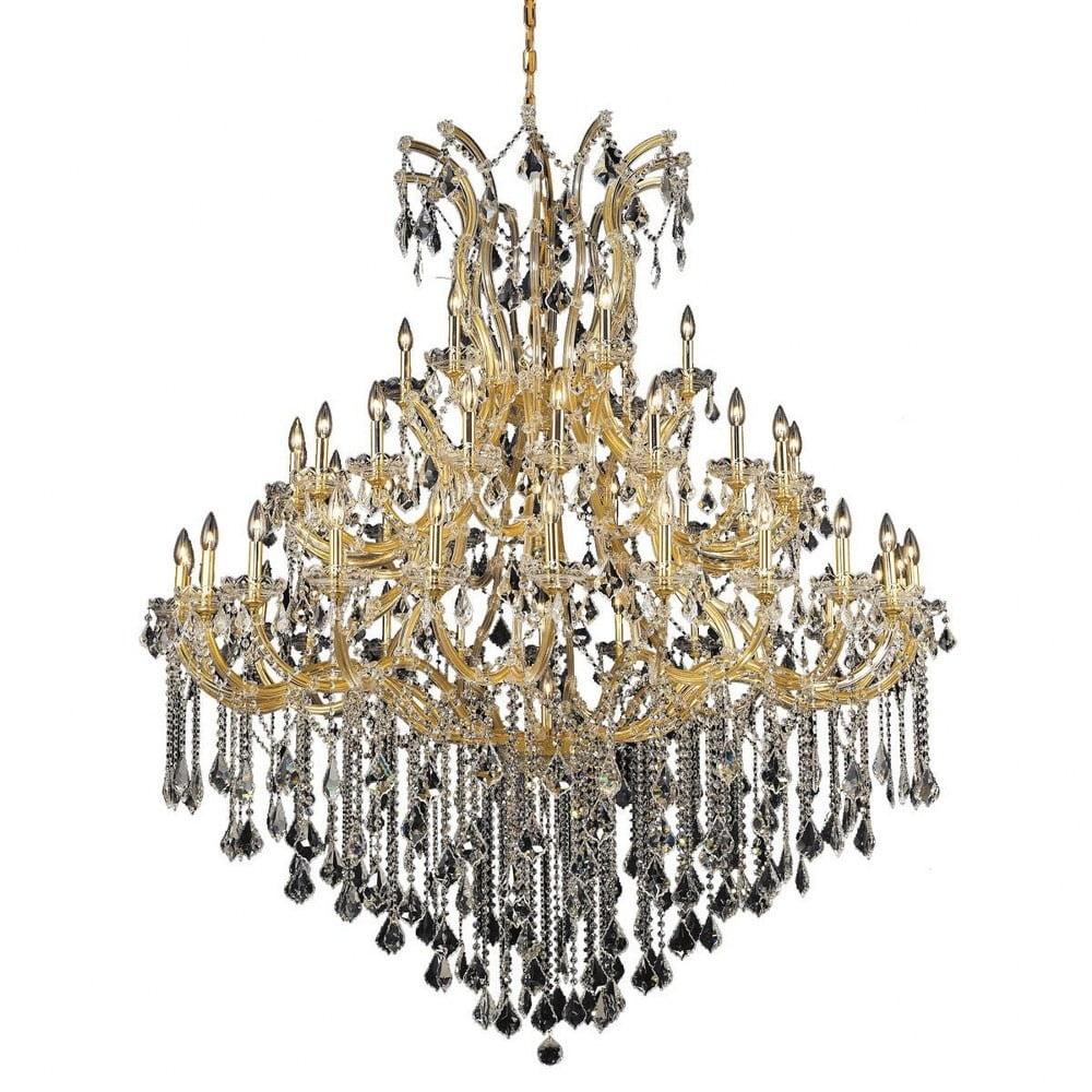 Elegant Lighting Maria Theresa 49 - Light Chandelier in  Gold